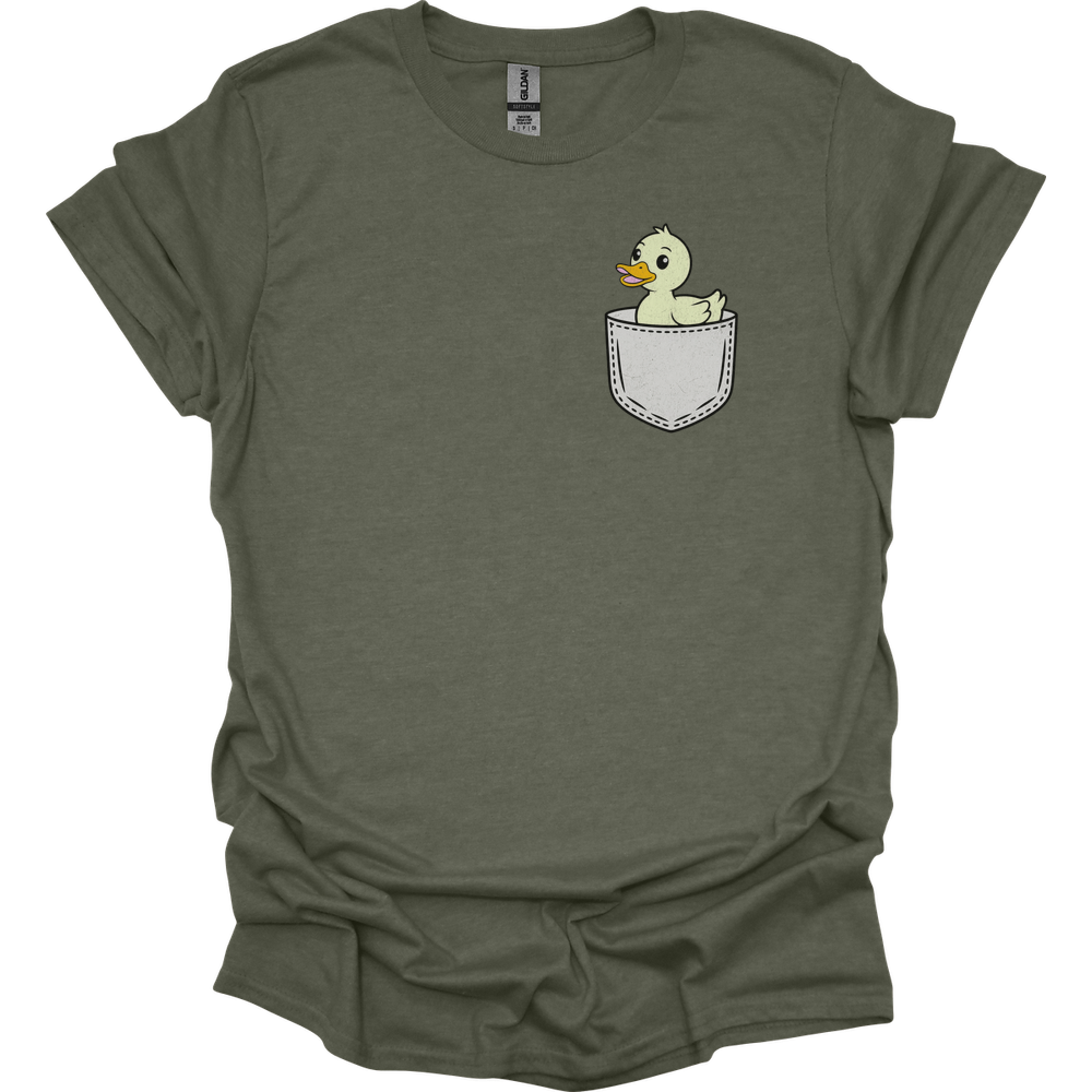Duck In Pocket - Heather Military Green