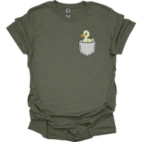 Duck In Pocket - Heather Military Green