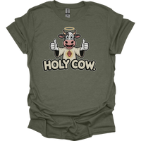 Holy Cow Adult - Heather Military Green