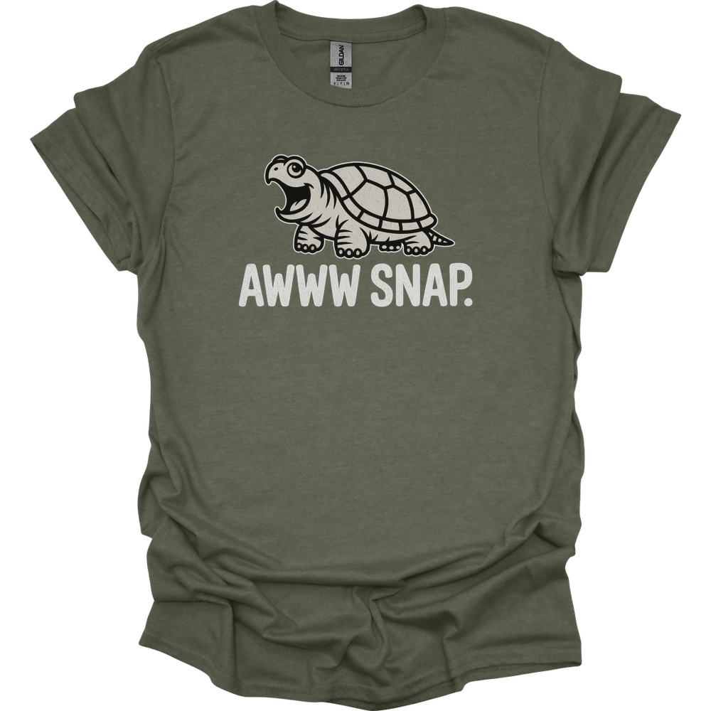 Awww Snap Adult Dark - Heather Military Green