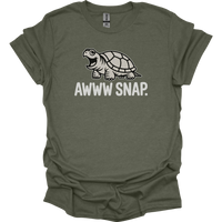 Awww Snap Adult Dark - Heather Military Green