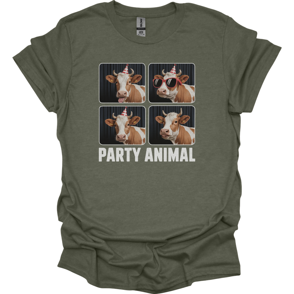 Party Animal Adult Dark - Heather Military Green