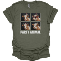 Party Animal Adult Dark - Heather Military Green
