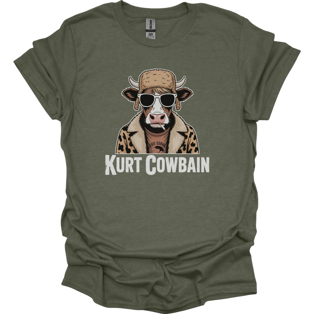 Kurt Cowbain Adult Dark - Heather Military Green