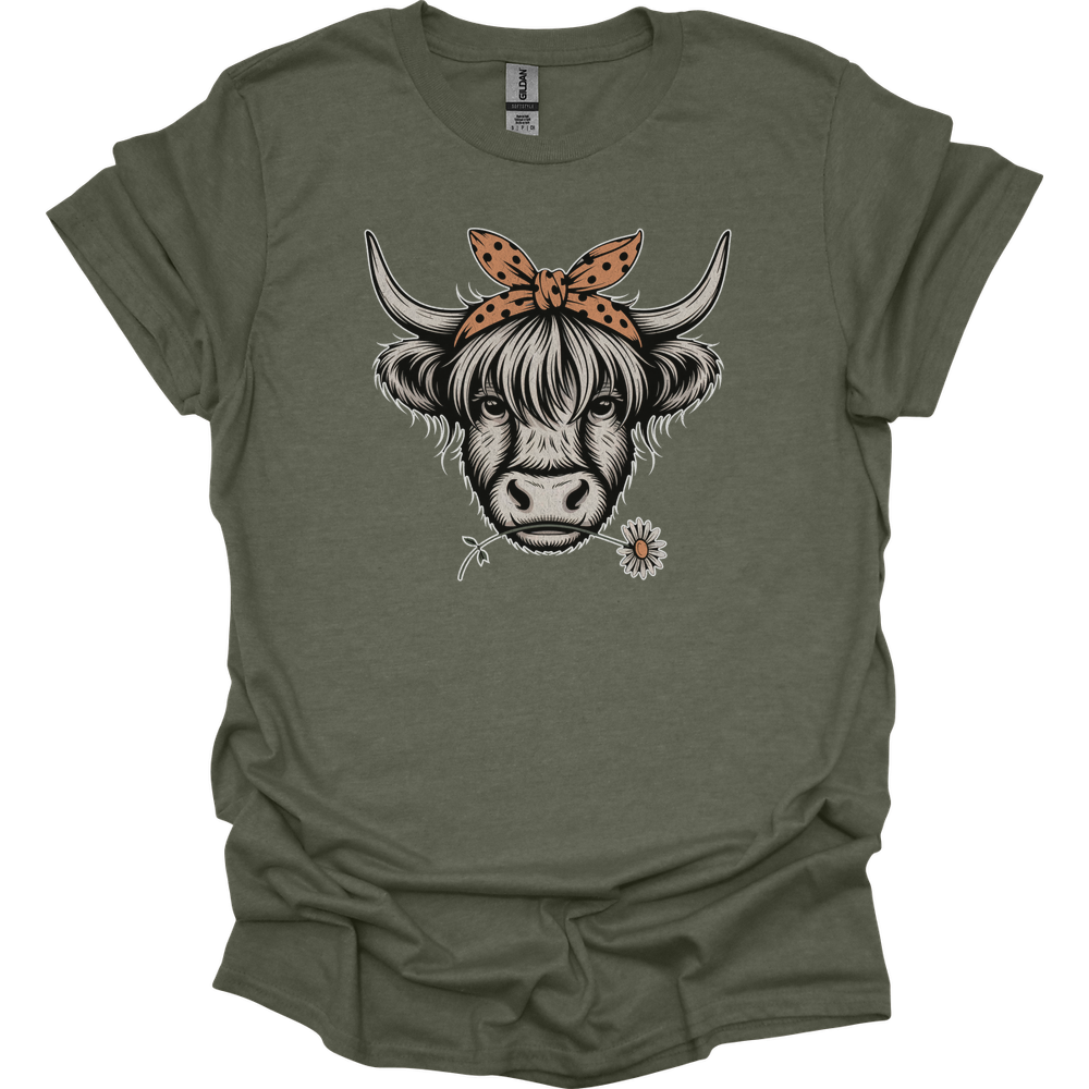 Cow Flower - Heather Military Green