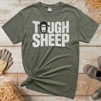 Tough Sheep (Adult Unisex Tee) - Heather Military Green