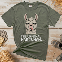 The Original Hawk Tuhah (Adult Unisex Tee) - Heather Military Green
