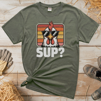 Sup Adult Tee - Heather Military Green