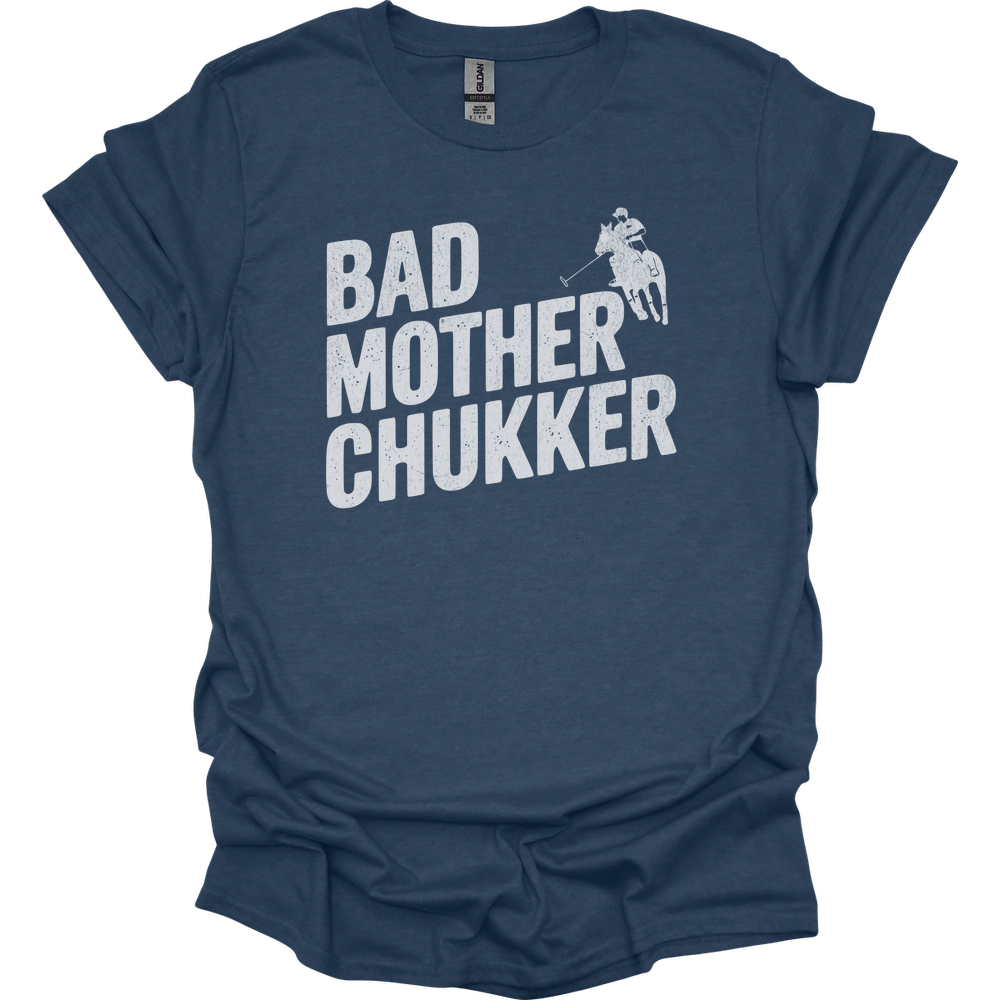 Bad Mother Chukker Polo - Heather Navy