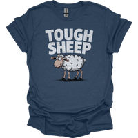 Funny Tough Sheep - Heather Navy
