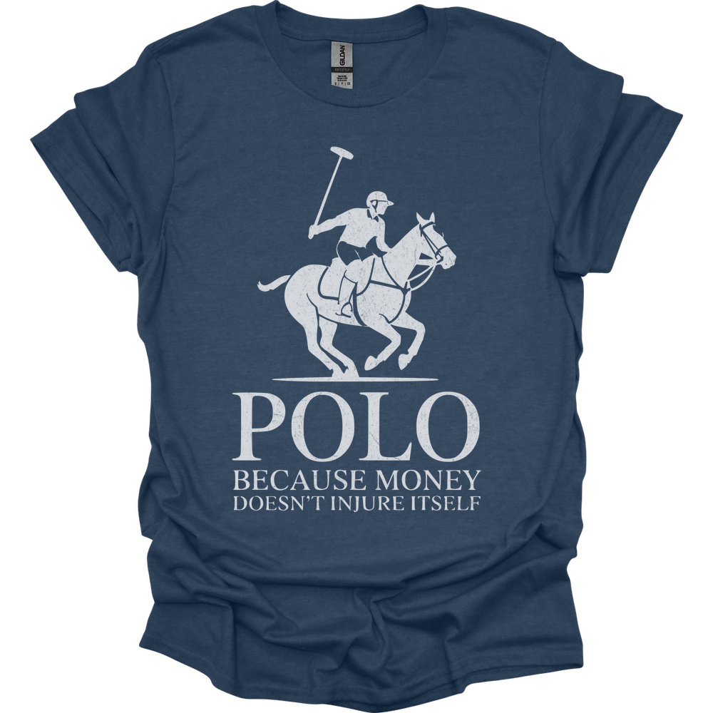 Polo Cause Money Doesnt Injure Itself - Heather Navy
