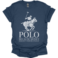 Polo Cause Money Doesnt Injure Itself - Heather Navy