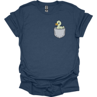 Duck In Pocket - Heather Navy