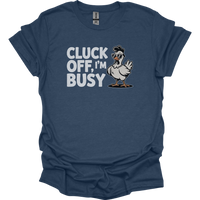 Cluck Off Im Busy Adult Dark - Heather Navy