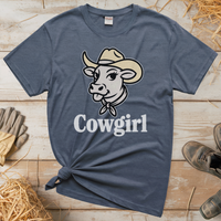 Cowgirl (Adult Unisex T-Shirt) - Heather Navy