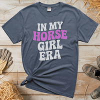 Horse Girl Era Tee - Heather Navy