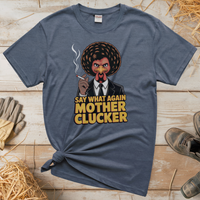 Pulp Chicken Adult Tee - Heather Navy