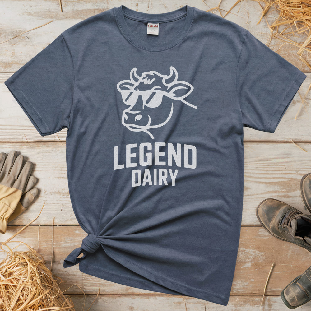 Legend Dairy Adult Tee - Heather Navy