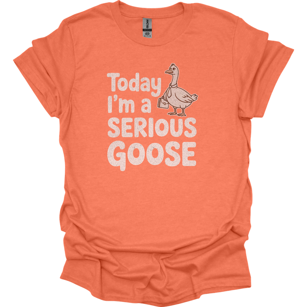 Today Im A Serious Goose - Heather Orange