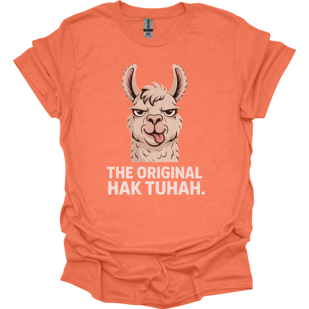 The Original Hawk Tuhah (Adult Unisex Tee) - Heather Orange