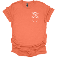 Cow In Pocket - Heather Orange
