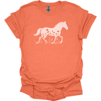 Flower Horse - Heather Orange