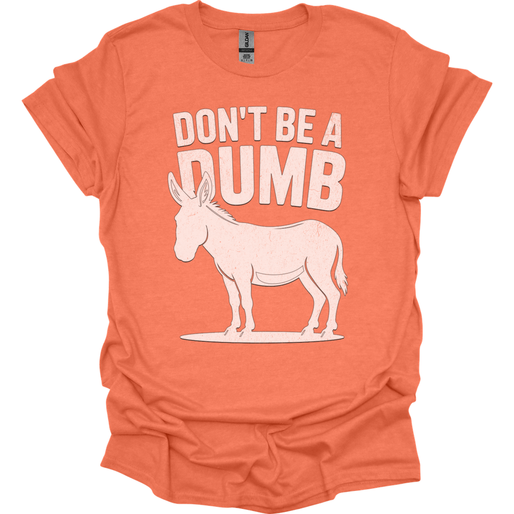 Dont Be A Dumbass - Heather Orange