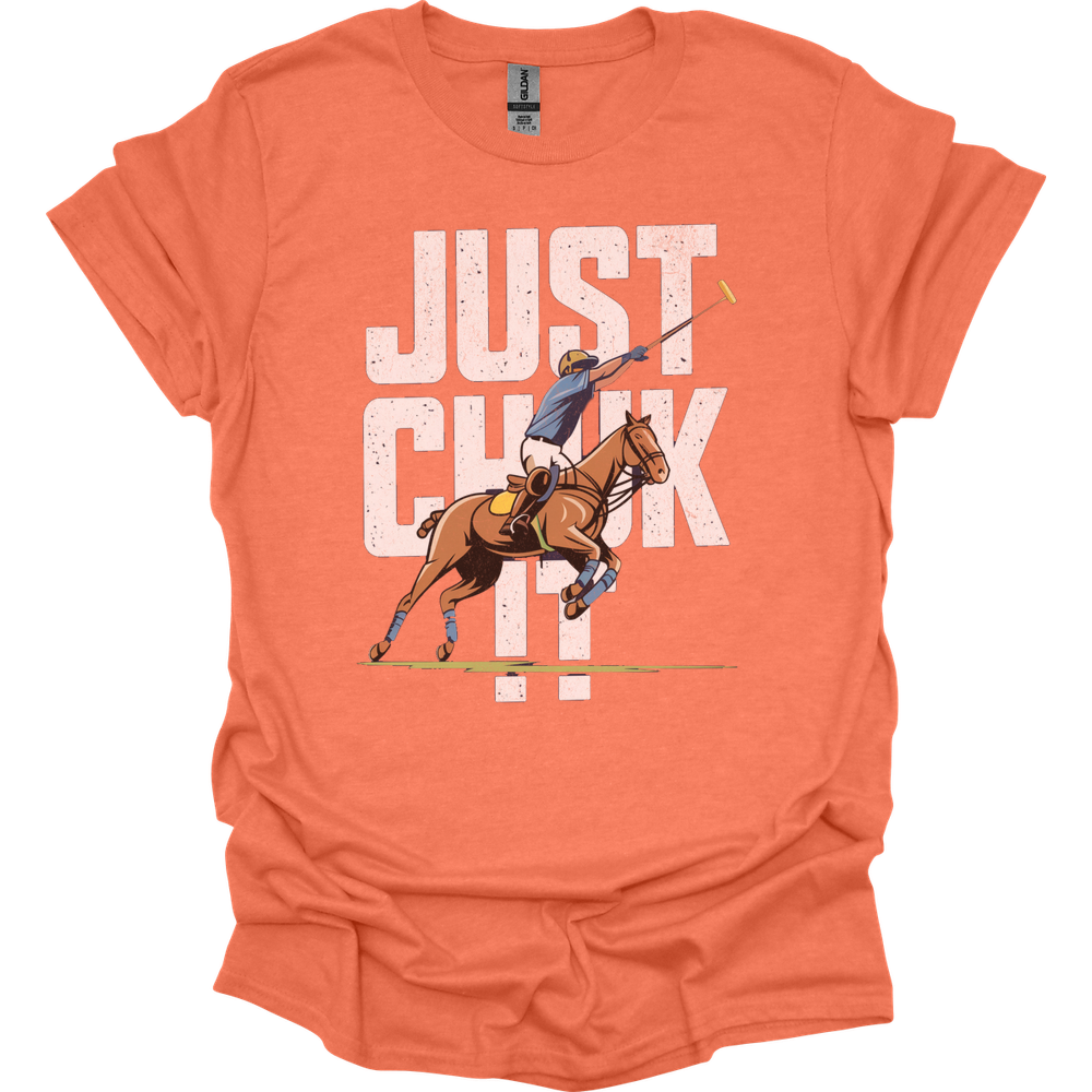 Just Chuk It Polo - Heather Orange