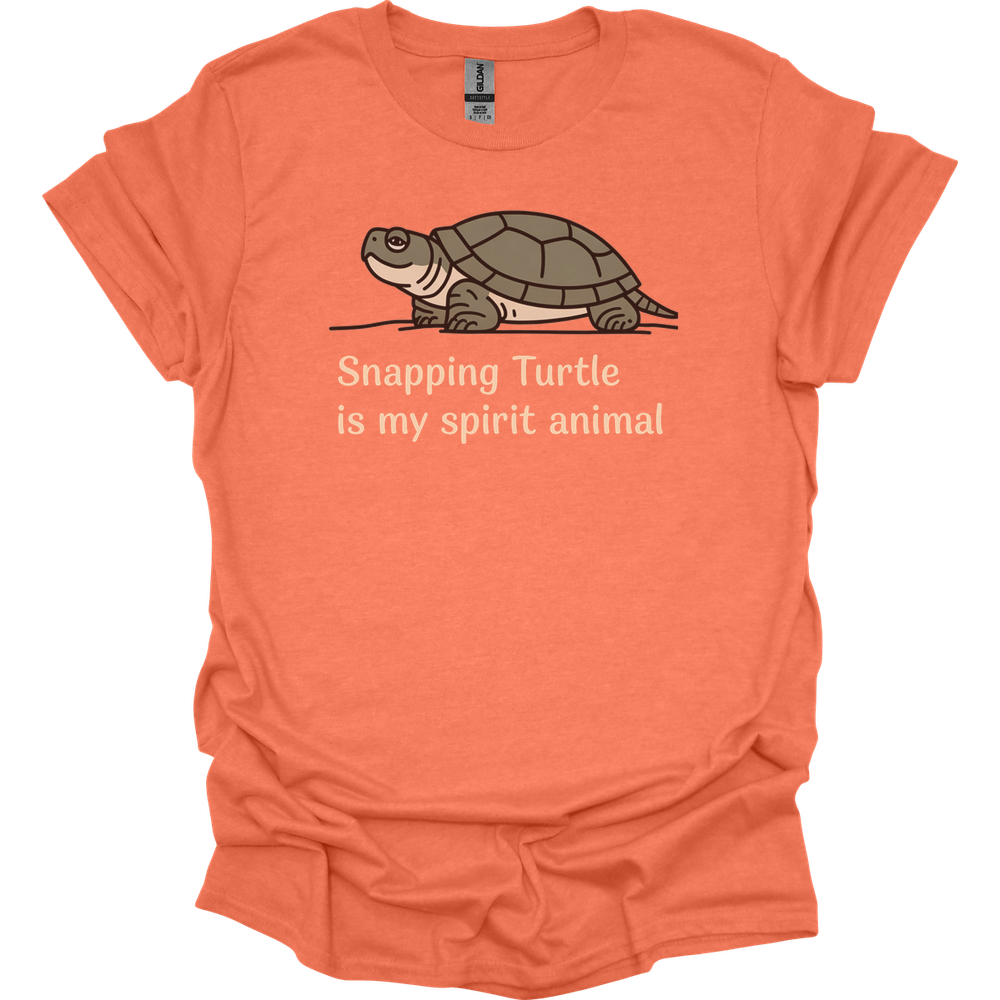Snapping Turtle Is My Spirit Animal - Heather Orange