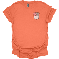 Sheep And Pig In Pocket - Heather Orange
