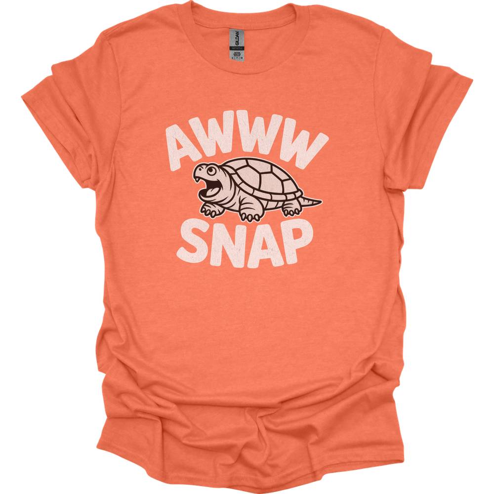 Aww Snapping Turtle Adult Dark - Heather Orange