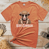 Kurt Cowbain (Adult Unisex Tee) - Heather Orange