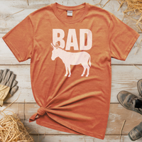Bad Ass (Adult Unisex Tee) - Heather Orange