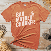 Bad Mother Chukker Polo (Adult Unisex Tee) - Heather Orange