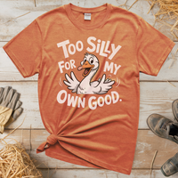 Silly Goose (Adult Unisex Tee) - Heather Orange