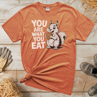 You Are What You Eat Nuts (Adult Unisex Tee) - Heather Orange