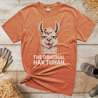 The Original Hawk Tuhah (Adult Unisex Tee) - Heather Orange