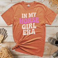 Horse Girl Era Tee - Heather Orange