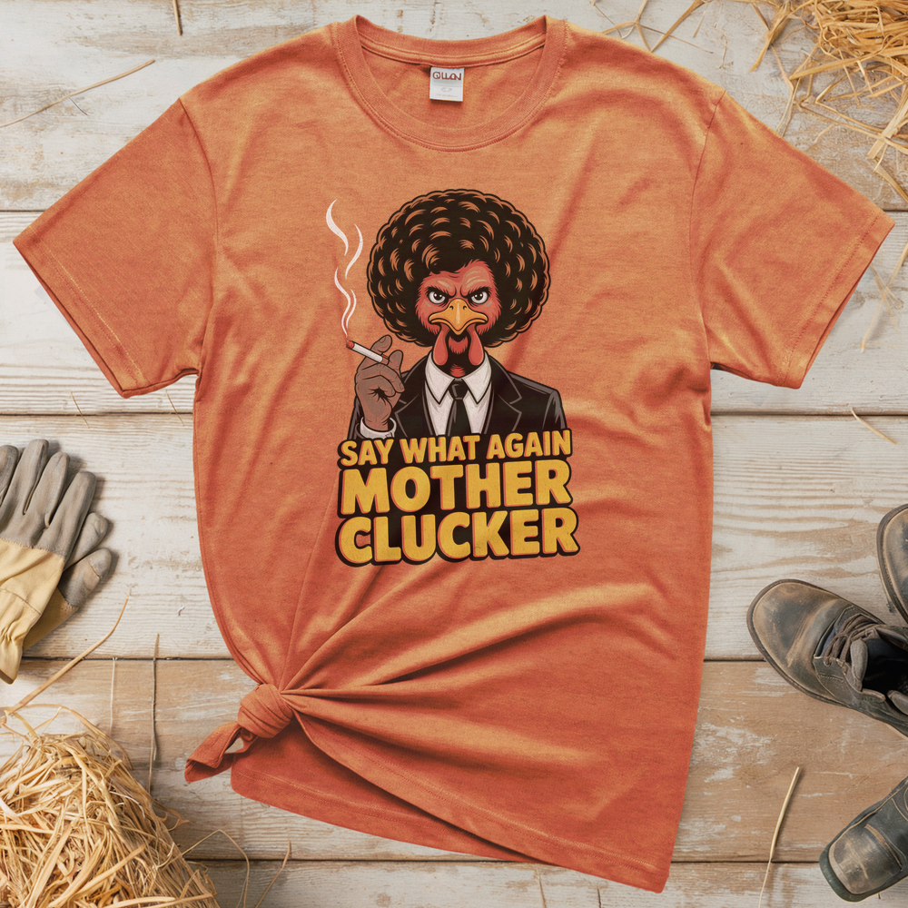 Pulp Chicken Adult Tee - Heather Orange
