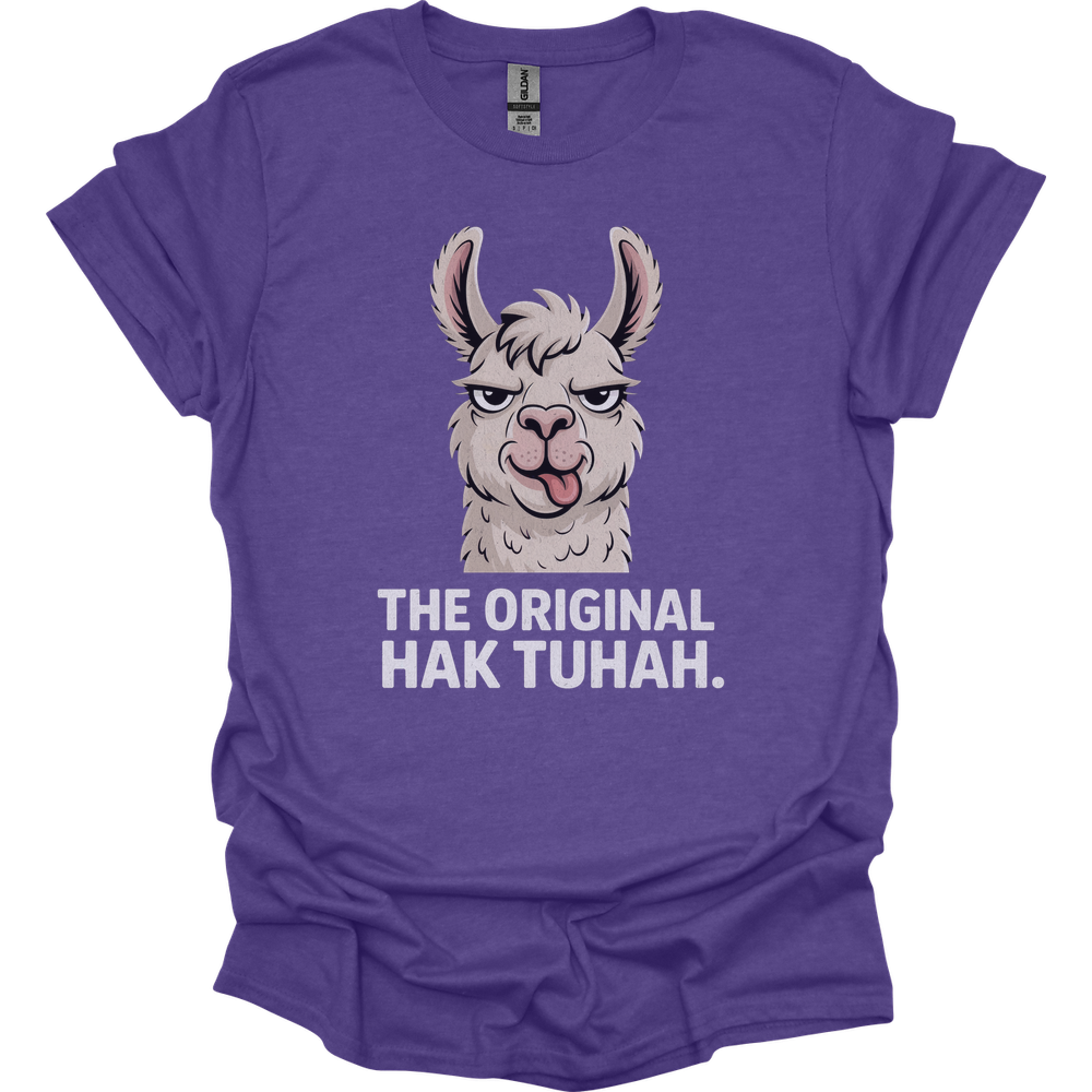 The Original Hawk Tuhah (Adult Unisex Tee) - Heather Purple