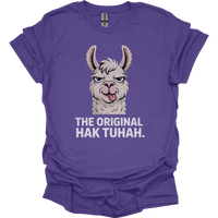 The Original Hawk Tuhah (Adult Unisex Tee) - Heather Purple
