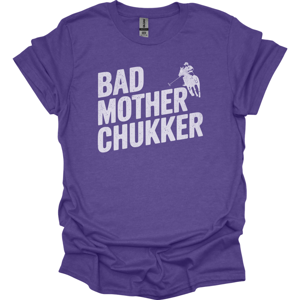 Bad Mother Chukker Polo - Heather Purple