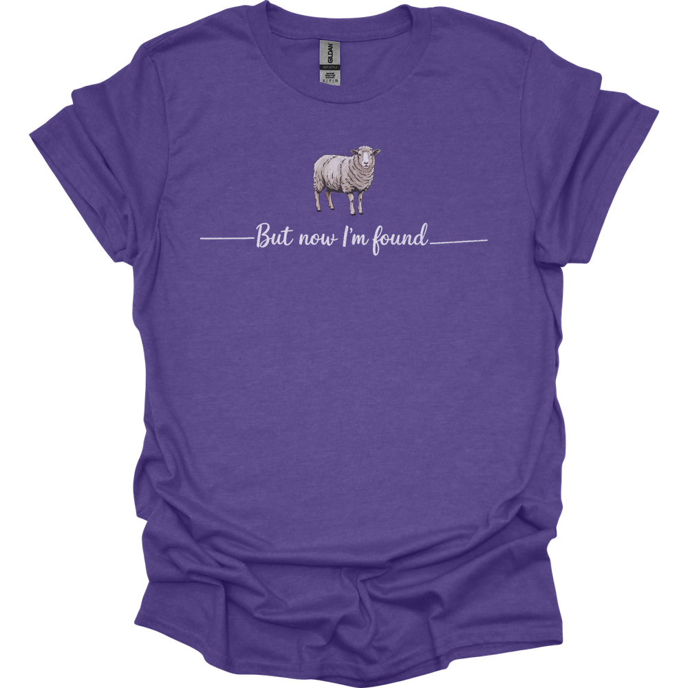 But Now Im Found Spiritual Sheep - Heather Purple