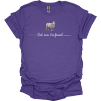But Now Im Found Spiritual Sheep - Heather Purple