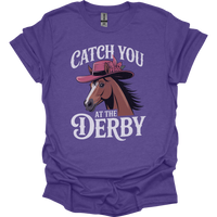 Catch You At The Derby - Heather Purple
