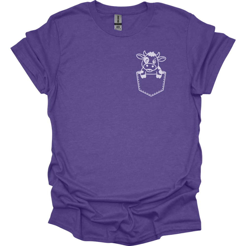Cow In Pocket - Heather Purple
