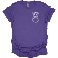 Cow In Pocket - Heather Purple