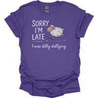 Dilly Dallying Sheep - Heather Purple