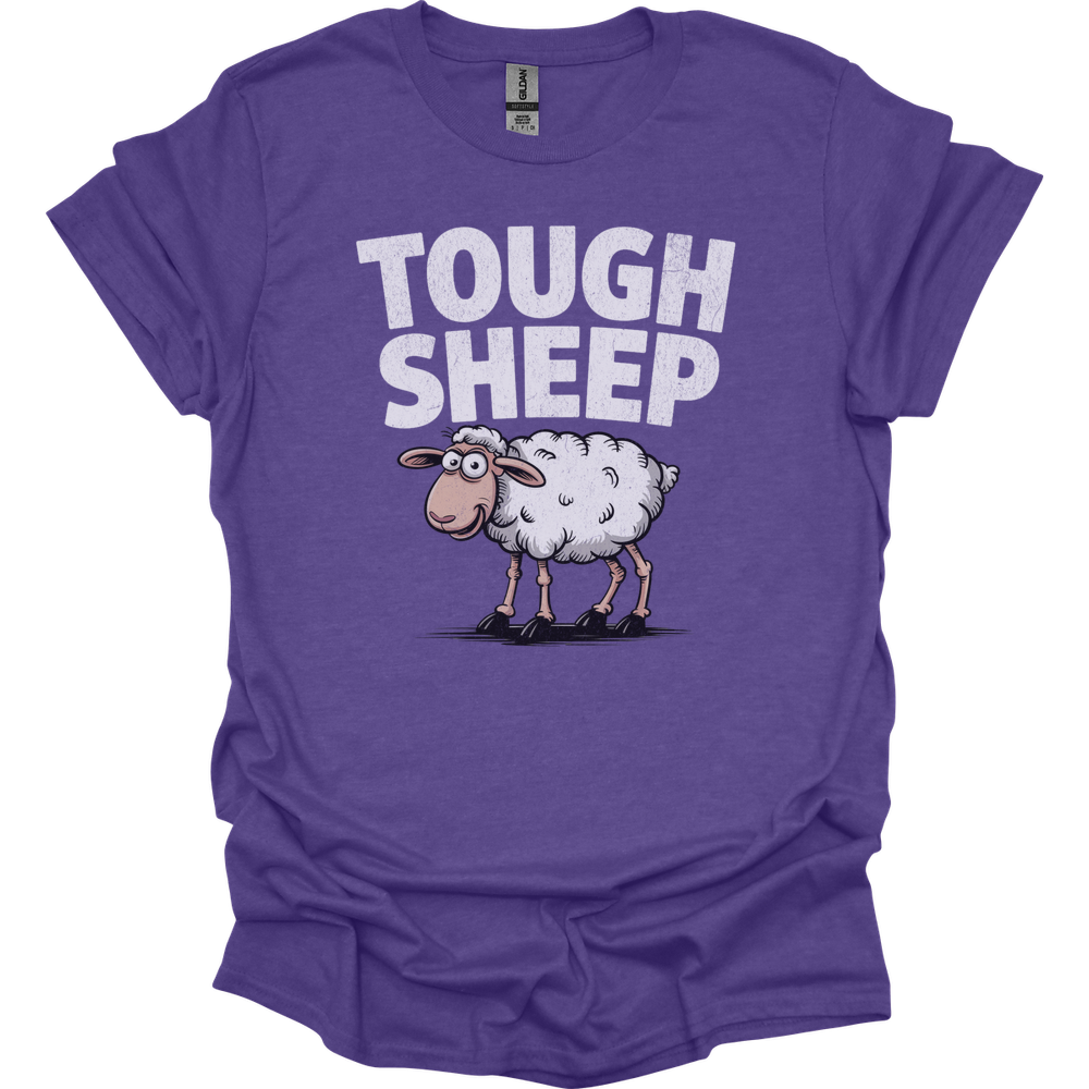 Funny Tough Sheep - Heather Purple
