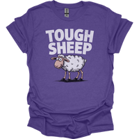 Funny Tough Sheep - Heather Purple